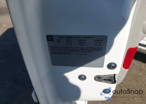 2007 Chevrolet Impala Lt из США, поврежденный, VIN 2G1WT55N779271990